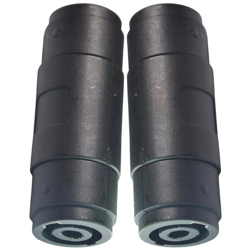 CESS Speaker/Amp Speakon Compatible Female to Female Connector - Audio Speaker Jack Twist Lock 4 Pole - for NL4MP, NL4MPR, NL4FC, NL4FX, NLT4X, NL2FC, NL4 Series - (jcx) (2 Pack) - Image 2